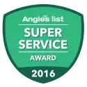 Angie's List Super Service Award Badge for Tedesco Remodeling Home Improvement Services